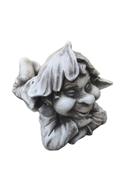 Gartenfigur Troll BARLIN Stein-Optik