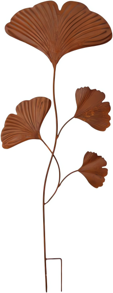 Gartenstecker GINKGO Eisen, mit Erdspieß