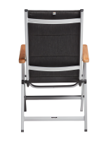 GRANADA Padded Multipositionssessel silber/ anthrazit meliert
