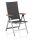 GRANADA Padded Multipositionssessel silber/ anthrazit meliert
