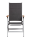 GRANADA Padded Multipositionssessel silber/ anthrazit meliert