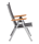 GRANADA Padded Multipositionssessel silber/ anthrazit meliert