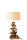 Lampe+Schirm Treibholz Naturell / Beige Small