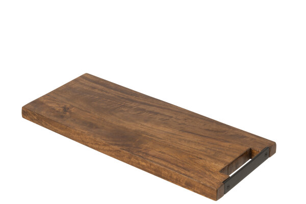 Schneidebrett Lang Mangobaum Braun Small
