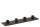Kerzenhalter für 4 Kerzen Metall Matt Schwarz