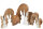 Hasen Silhouette Herz Puzzle Mangobaum Naturell Weiß Small