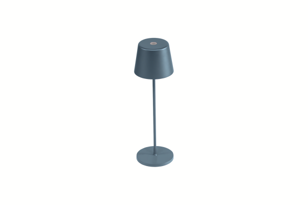 KETTLIGHT SMOOTH Tischleuchte Ø11,2cm, Höhe 36,5cm, matt blau