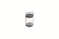 KETTLIGHT ROUND Laterne Ø17,1cm, Höhe 30cm, grau