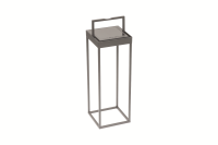 KETTLIGHT SQUARED Laterne 18,4 x 18,4 x 50cm, grau