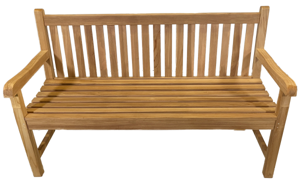 Teakholz Gartenbank SIGLI 3 Sitzer 150cm