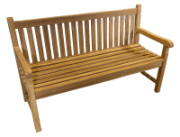 Teakholz Gartenbank SIGLI 3 Sitzer 150cm