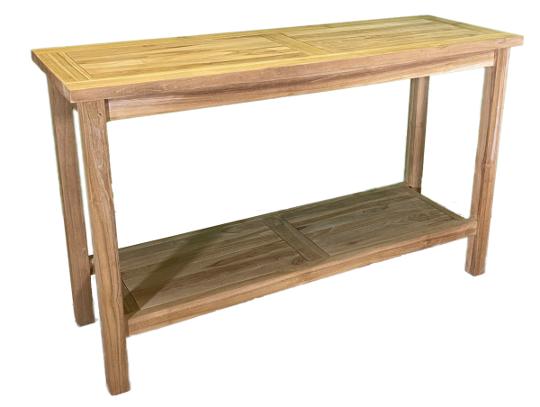 Teakholz Beistelltisch BORIN 130cm