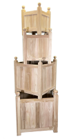 Teakholz Pflanzentopf 35cm - 55cm