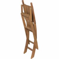 Falun Klappsessel Gestell und Fläche Akazienholz natur