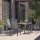 Savona High Back Stapelsessel, matt-anthrazit