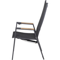 Savona Move Sessel matt-anthrazit, Teak