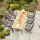 Savona Move Sessel matt-anthrazit, Teak
