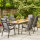 Savona Move Sessel matt-anthrazit, Teak