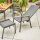 Savona Move Sessel matt-anthrazit, Teak