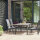 Tesoro High Back Stapelsessel Alu,Textil, Teak