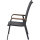 Tesoro High Back Stapelsessel Alu,Textil, Teak