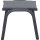 Tesoro Hocker, padded Alu matt-anthrazit,Ranotex®-Gewebe royal-grey