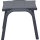 Tesoro Hocker, padded Alu matt-anthrazit,Ranotex®-Gewebe royal-grey