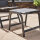 Tesoro Hocker, padded Alu matt-anthrazit,Ranotex®-Gewebe royal-grey