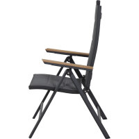 Tesoro Klappsessel Alu, Textil,Teak