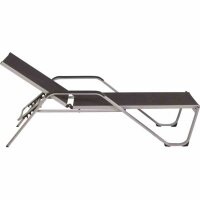 Tesoro Liege, silber Alu, Textilbezug,grau