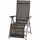 Tesoro Relax, silber Alu, Textilbezug grau