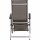 Tesoro Relax, silber Alu, Textilbezug grau