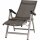 Tesoro Relax, silber Alu, Textilbezug grau