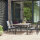 Tesoro Stapelsessel, Alu, Textil,Teak