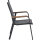 Tesoro Stapelsessel, Alu, Textil,Teak