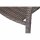 Minas Stapelsessel Gestell Aluminium, schwarz, Fläche Gardino®-Geflecht maron