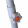 Push Pro Mittelstockschirm silber/natur Ø300cm Gestell Alu silber, Streben Stahl, Bezug 100% Polyester, 180g/m² natur, Lichtschutzfaktor UPF 50+