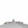 Push Pro Mittelstockschirm silber/natur Ø300cm Gestell Alu silber, Streben Stahl, Bezug 100% Polyester, 180g/m² natur, Lichtschutzfaktor UPF 50+