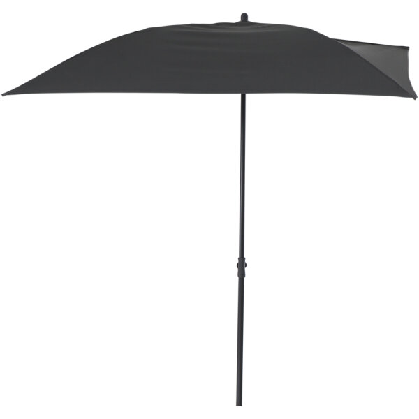City Balkonschirm anthrazit/grau, 160cm x 100cm Gestell Stahl anthrazit, Bezug 100% Polyester, 160g/m² grau, Lichtschutzfaktor UPF 50+