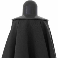 City Balkonschirm anthrazit/grau, 160cm x 100cm Gestell Stahl anthrazit, Bezug 100% Polyester, 160g/m² grau, Lichtschutzfaktor UPF 50+