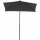 City Balkonschirm anthrazit/grau, 160cm x 100cm Gestell Stahl anthrazit, Bezug 100% Polyester, 160g/m² grau, Lichtschutzfaktor UPF 50+