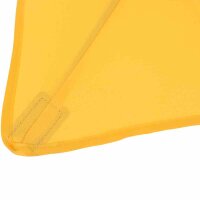 City Balkonschirm anthrazit/gelb, 160cm x 100cm Gestell Stahl anthrazit, Bezug 100% Polyester, 160g/m² gelb, Lichtschutzfaktor UPF 50+
