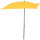 City Balkonschirm anthrazit/gelb, 160cm x 100cm Gestell Stahl anthrazit, Bezug 100% Polyester, 160g/m² gelb, Lichtschutzfaktor UPF 50+
