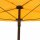 City Balkonschirm anthrazit/gelb, 160cm x 100cm Gestell Stahl anthrazit, Bezug 100% Polyester, 160g/m² gelb, Lichtschutzfaktor UPF 50+