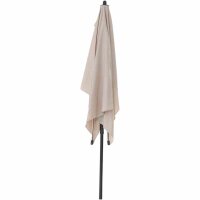 City Balkonschirm anthrazit/natur, 160cm x 100cm Gestell Stahl anthrazit, Bezug 100% Polyester, 160g/m² natur, Lichtschutzfaktor UPF 50+