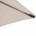 City Balkonschirm anthrazit/natur, 160cm x 100cm Gestell Stahl anthrazit, Bezug 100% Polyester, 160g/m² natur, Lichtschutzfaktor UPF 50+