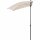 City Balkonschirm anthrazit/natur, 160cm x 100cm Gestell Stahl anthrazit, Bezug 100% Polyester, 160g/m² natur, Lichtschutzfaktor UPF 50+