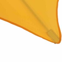 City Mittelstockschirm anthrazit/gelb 140cm x 210cm Gestell Stahl anthrazit, Bezug 100% Polyester, 160g/m² gelb, Lichtschutzfaktor UPF 50+