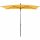 City Mittelstockschirm anthrazit/gelb 140cm x 210cm Gestell Stahl anthrazit, Bezug 100% Polyester, 160g/m² gelb, Lichtschutzfaktor UPF 50+