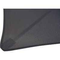 City Mittelstockschirm anthrazit/grau 140cm x 210cm Gestell Stahl anthrazit, Bezug 100% Polyester, 160g/m² grau, Lichtschutzfaktor UPF 50+
